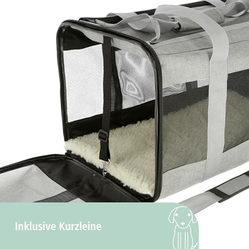 kerbl-pet-tragetasche-casual-grau-41-x-28-x-29-cm-polyester image 8