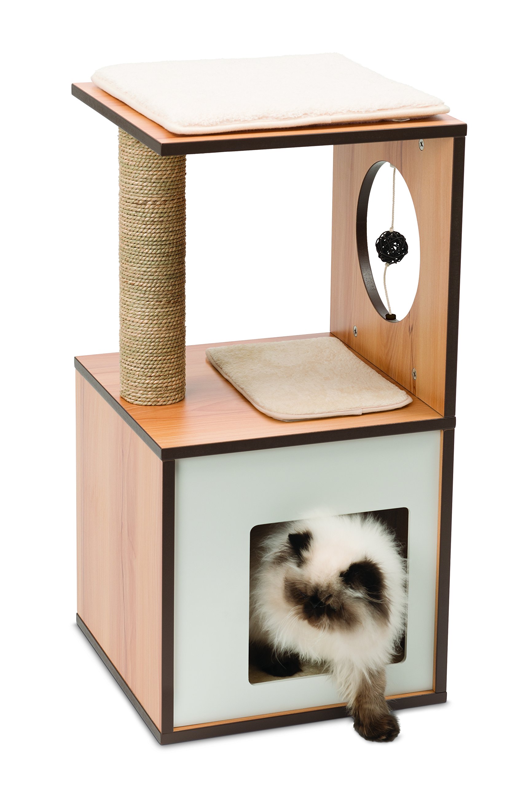 catit-vesper-box-52075-katzenm-bel-klein-walnuss-kubus-h-hle-mit-kissen image 8