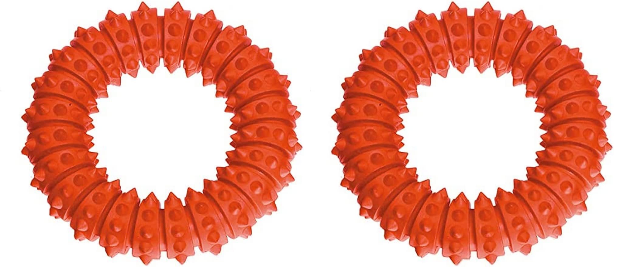 karlie-ruffus-vollgummi-aqua-ring-hundespielzeug-12-cm-orange-mit-vanille-aroma image 2