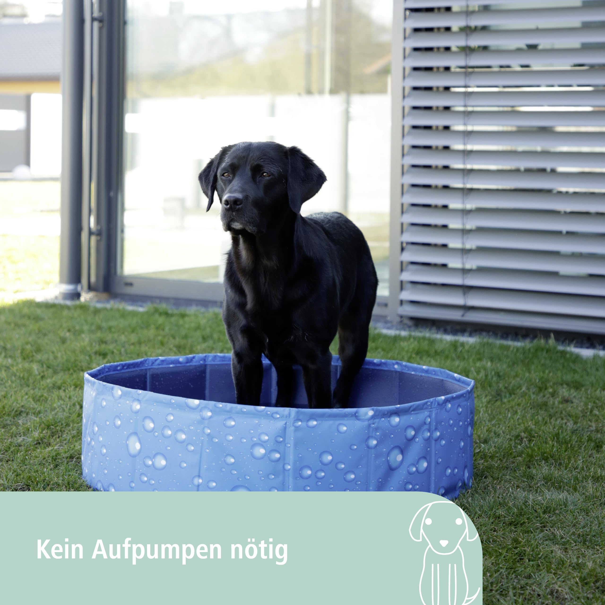 kerbl-pet-hundepool-bubble-planschbecken-faltbar-ohne-aufpumpen image 3