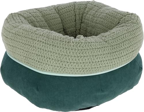 kerbl-pet-kuschelbett-anne-gr-n-40cm-h23cm-katzenbett-kuschelnest-aus-teddypl-sc image 7