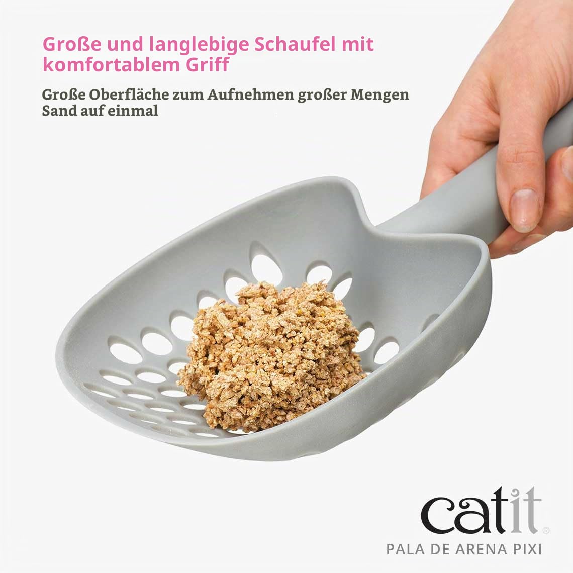 catit-pixi-einstreul-ffel-katzenstreuschaufel-grau image 2