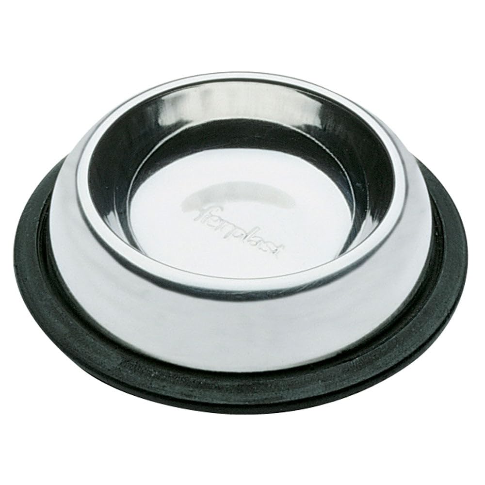 ferplast-nova-edelstahl-napf-rostfrei-200-ml-15-5-x-3-4-cm-f-r-hund-und-katze image 1