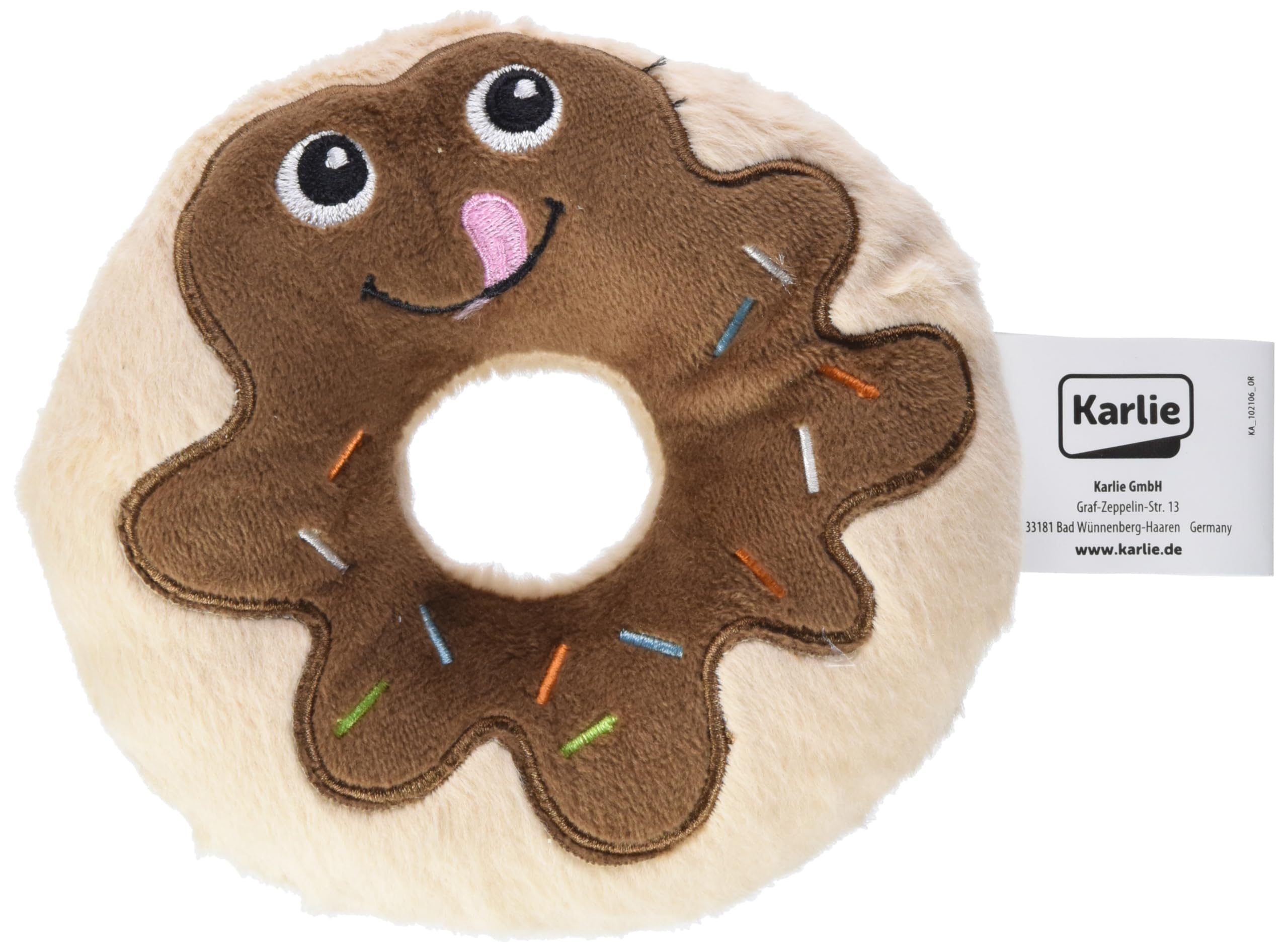 karlie-hundespielzeug-pl-sch-schoko-donut-l-14-cm-braun image 3
