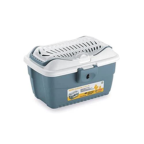 kerbl-stefanplast-mini-gulliver-transportbox-f-r-kleintiere-blau-40x30x24-cm image 7