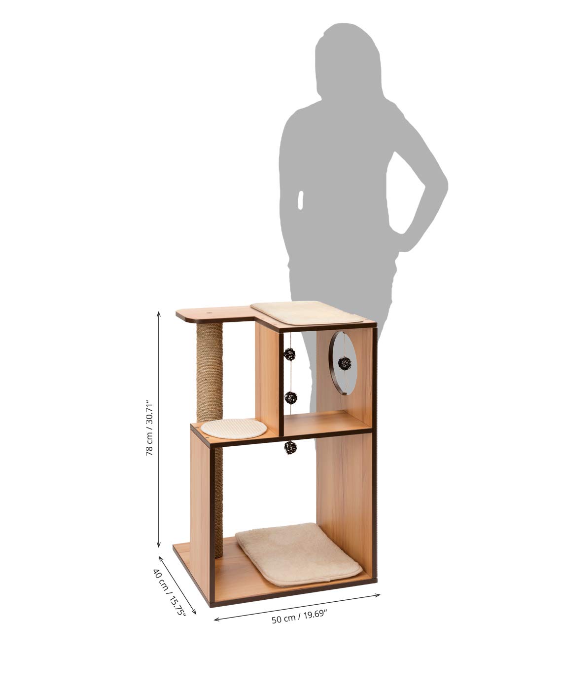 catit-vesper-box-52077-gro-katzenm-bel-box-walnuss-mit-ebenen-kissen-und-kratzfl image 3