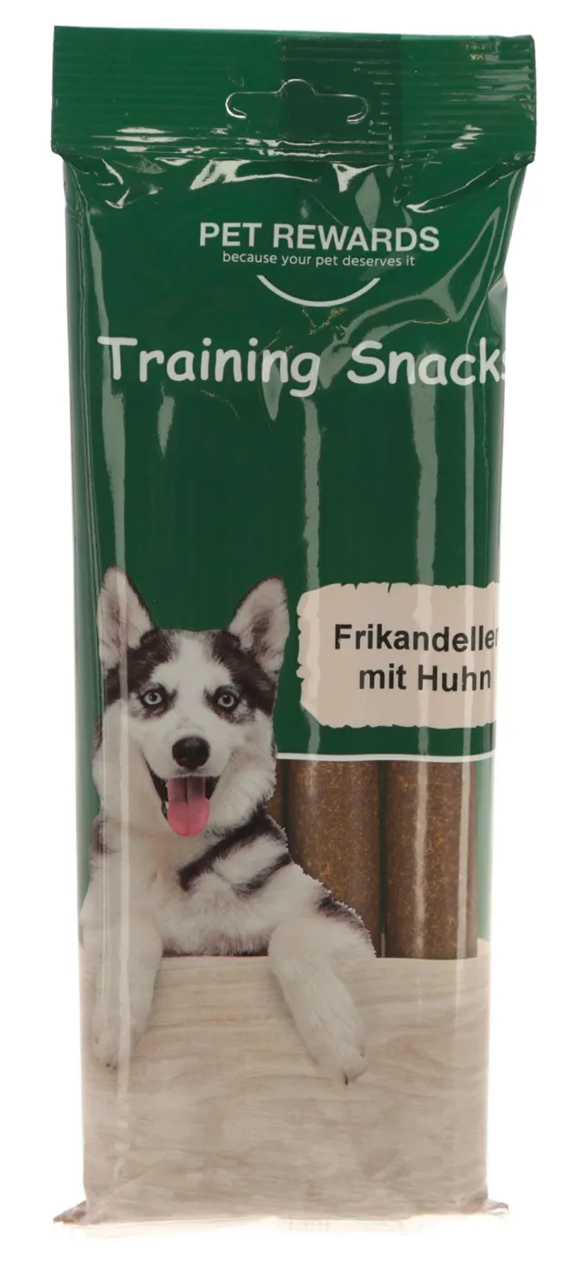 kerbl-frikandellen-mit-huhn-4-st-ck-hundesnack-mit-huhn-und-rind image 1