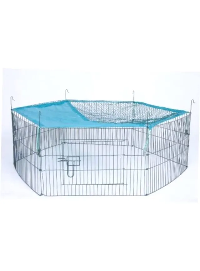 trixie-natura-outdoor-gehege-6-elemente-mit-netz-f-r-jungtiere-58-x-38-cm image 1
