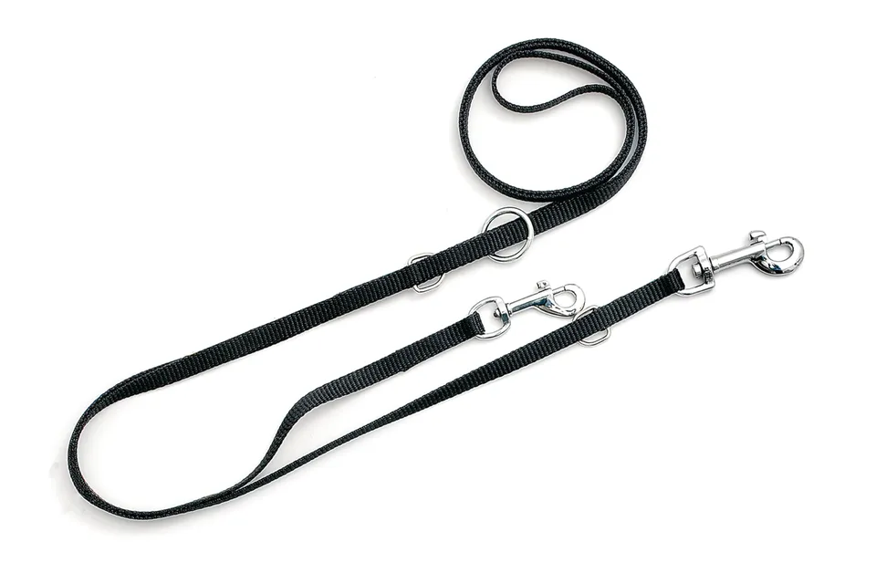 karlie-art-sportiv-basic-f-hrleine-nylon-schwarz-200-x-1-cm-3-fach-verstellbar image 1