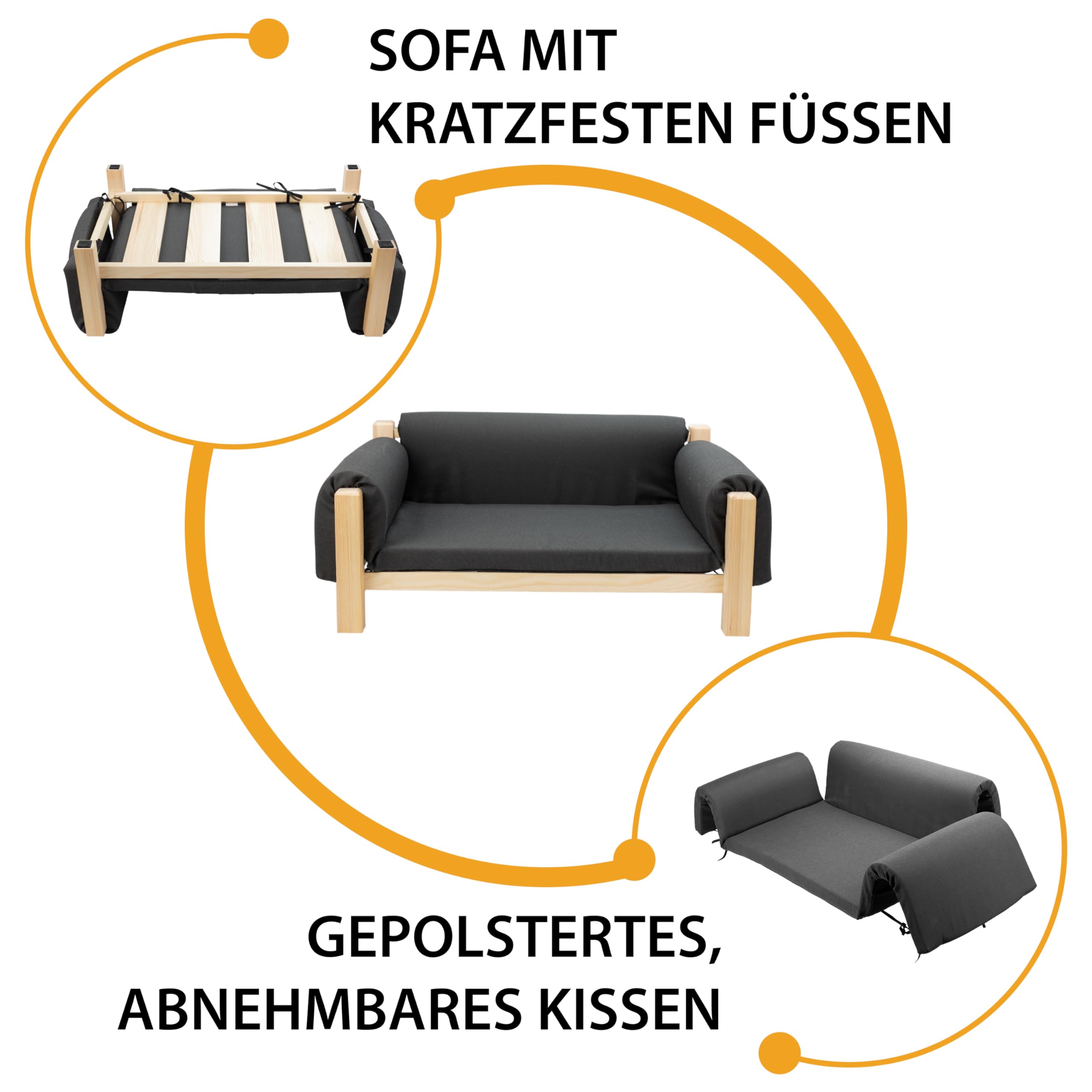 ferplast-hundebett-katzenbett-holz-mit-kissen-70-x-44-x-29-cm image 4