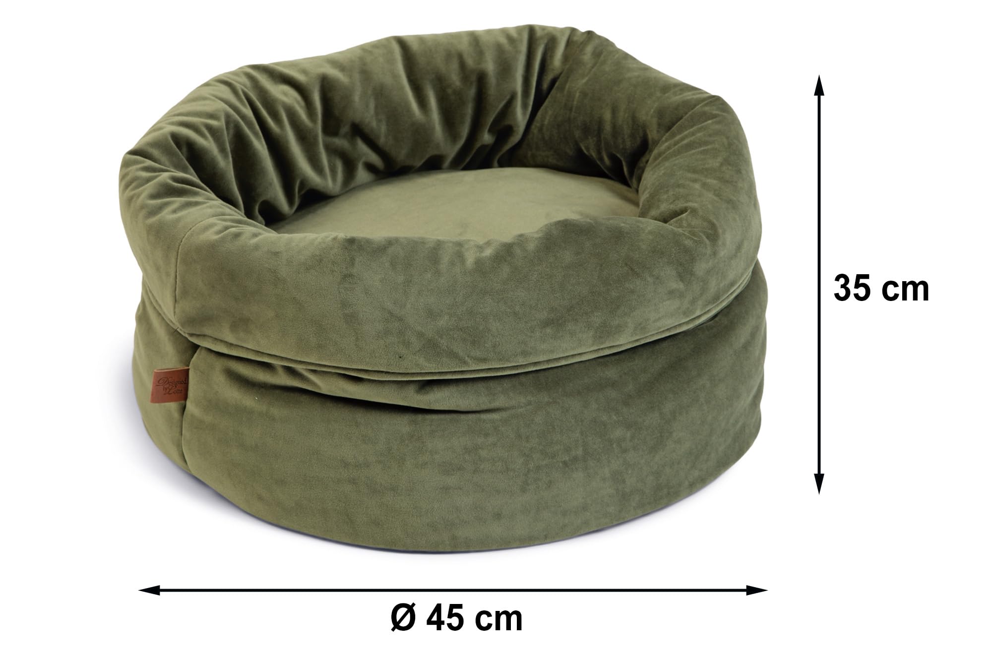 designed-by-lotte-fluco-katzenkorb-samt-gr-n-45x45x35-cm image 4