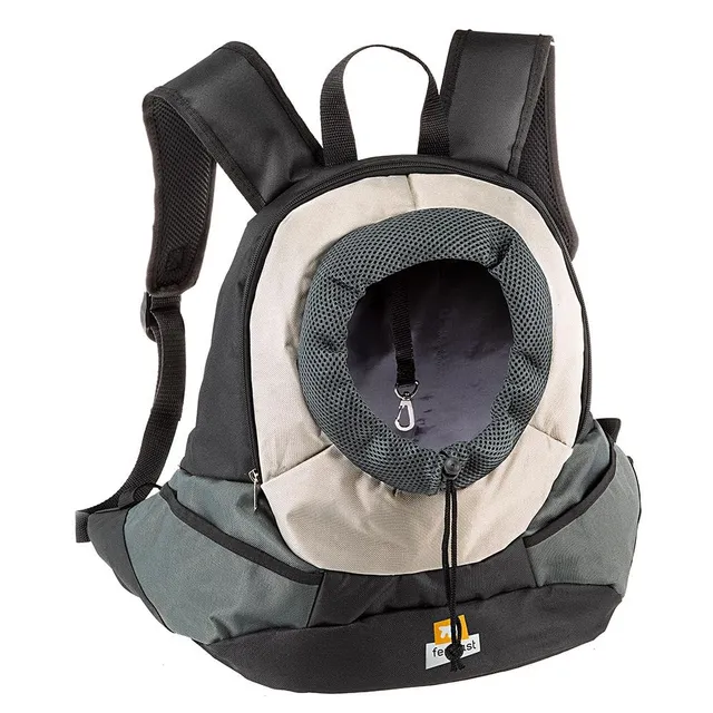 ferplast-kangoo-tier-rucksack-f-r-hund-und-katze-bis-6-kg-37-x-16-x-36-5-cm-grau image 1