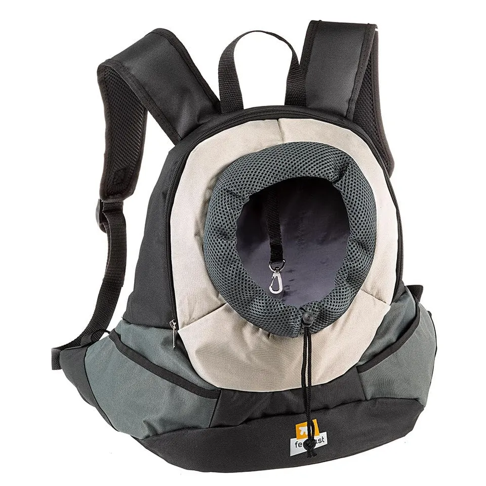 ferplast-kangoo-tier-rucksack-f-r-hund-und-katze-bis-6-kg-37-x-16-x-36-5-cm-grau image 1