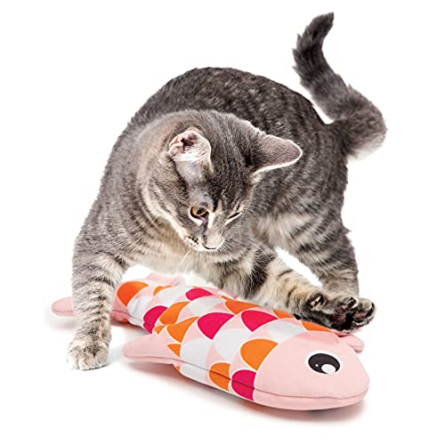 catit-groovy-fish-bewegungsaktiver-tanzender-fisch-rosa-mit-katzenminze image 8