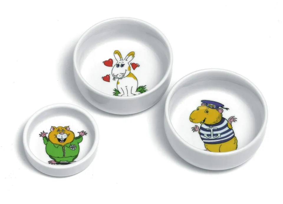 karlie-flamingo-44085-keramik-napf-f-r-nager-300-ml-11-cm-motiv-meerschweinchen image 1