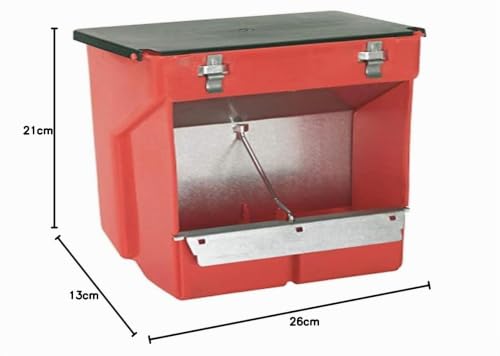 kerbl-pet-futterautomat-f-r-kaninchen-3500-ml-rot-mit-2-fresspl-tzen-und-abdecku image 6