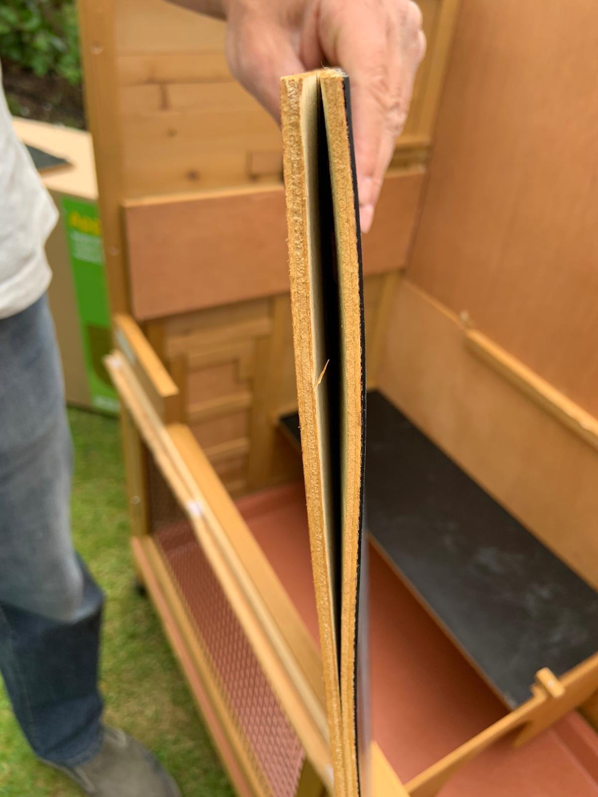 Solide Hütte mit kleinen Schwächen