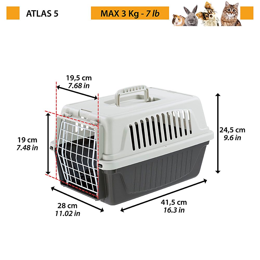 ferplast-atlas-5-carrier-transportbox-braun-28-x-41-5-x-24-5-cm-f-r-hund-und-kat image 2