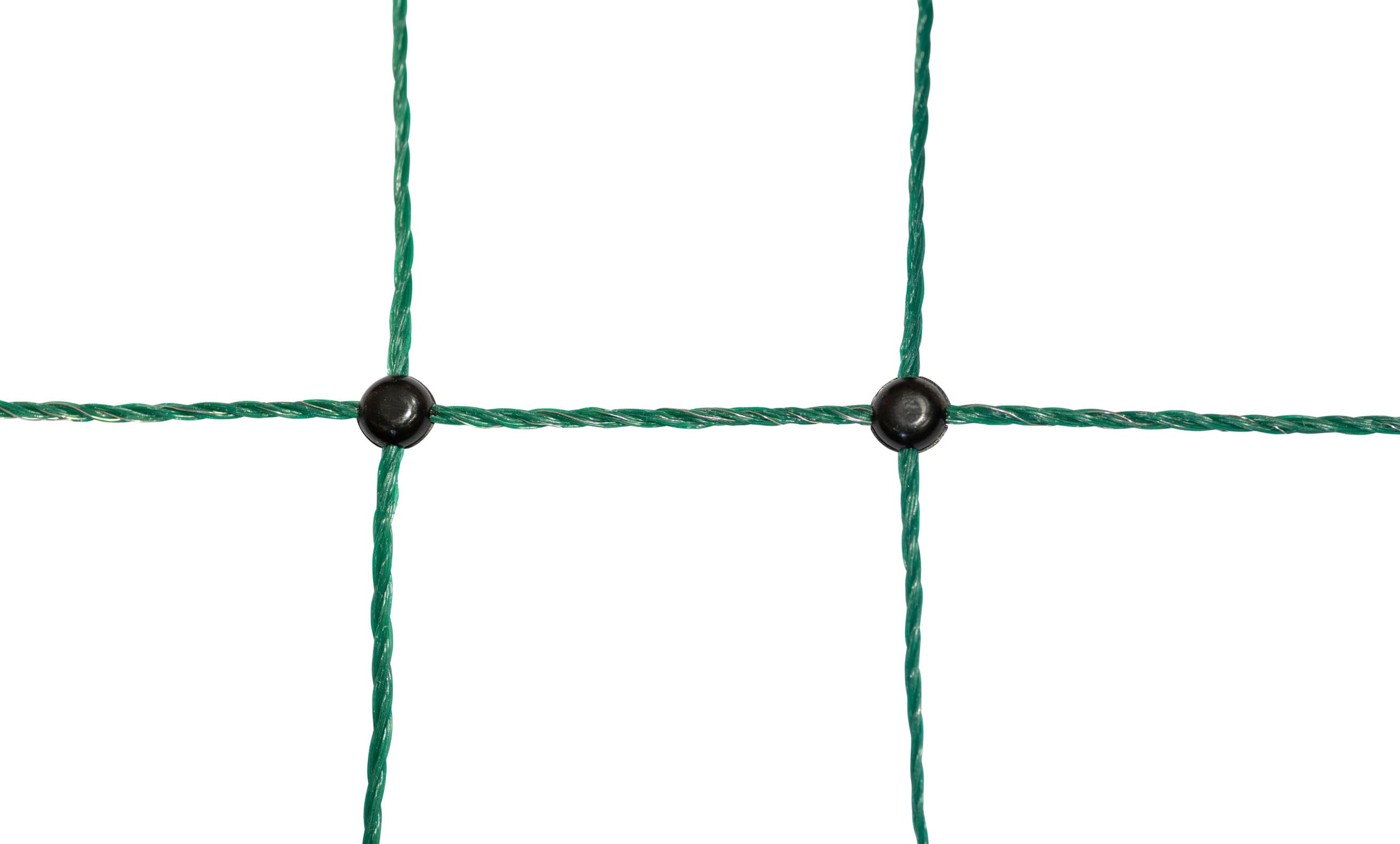 kerbl-pet-kaninchennetz-elektrifizierbar-65-cm-50-m-gr-n-mit-15-pf-hlen image 2