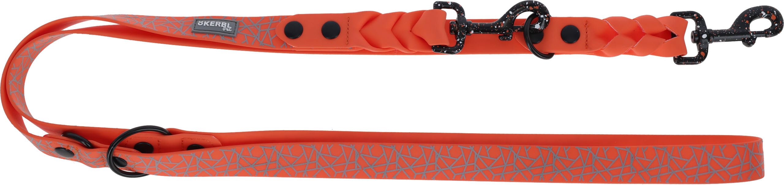 kerbl-puno-hundeleine-reflektierend-orange-25-mm-x-100-cm image 8