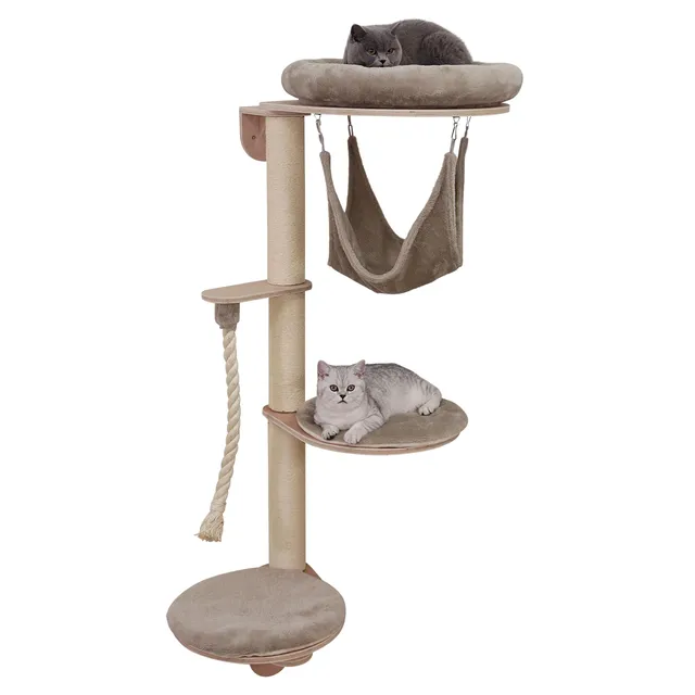 kerbl-pet-wand-katzenkratzbaum-dolomit-grappa-taupe-80-x-66-x-158-cm image 1