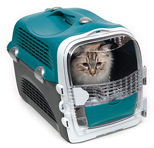 catit-cabrio-tragetasche-blaugrau-transportbox-f-r-katzen-bis-11-3-kg image 5