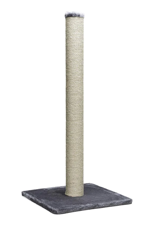 beeztrees-karlie-gina-xl-katzen-kratzbaum-grau-40-x-40-x-90-cm image 1