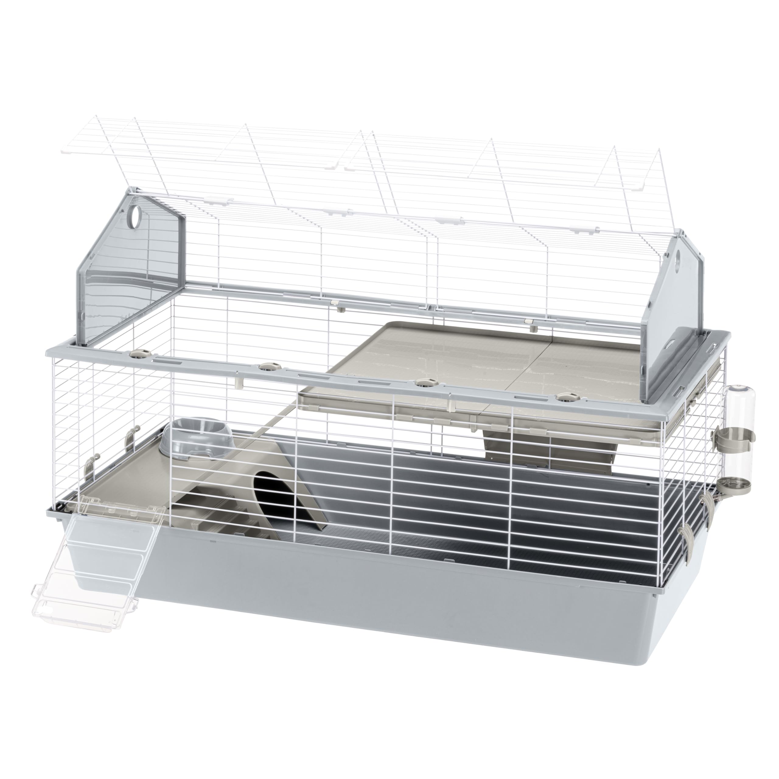ferplast-barn-120-kleintierk-fig-119-x-58-x-h-77-cm-2-ebenen-mit-zubeh-r image 4