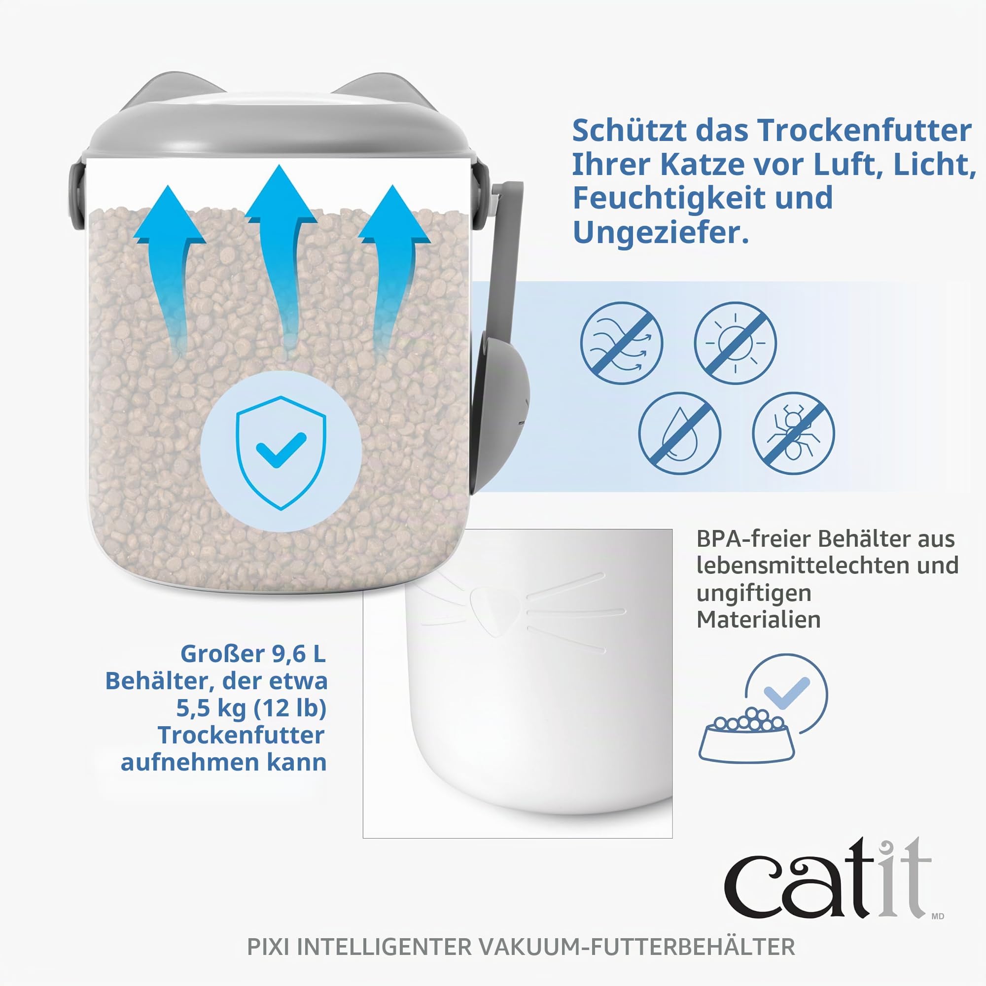 catit-pixi-smart-vakuum-futterbeh-lter-9-6-l-f-r-5-5-kg-trockenfutter image 4
