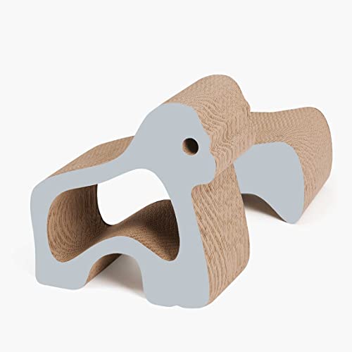 catit-zoo-kratzbaum-2-in-1-grau-pappe-mit-catnip image 8