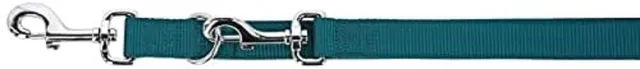 kerbl-pet-miami-plus-f-hrleine-petrol-25-mm-200-cm-doppelt-hundeleine image 1