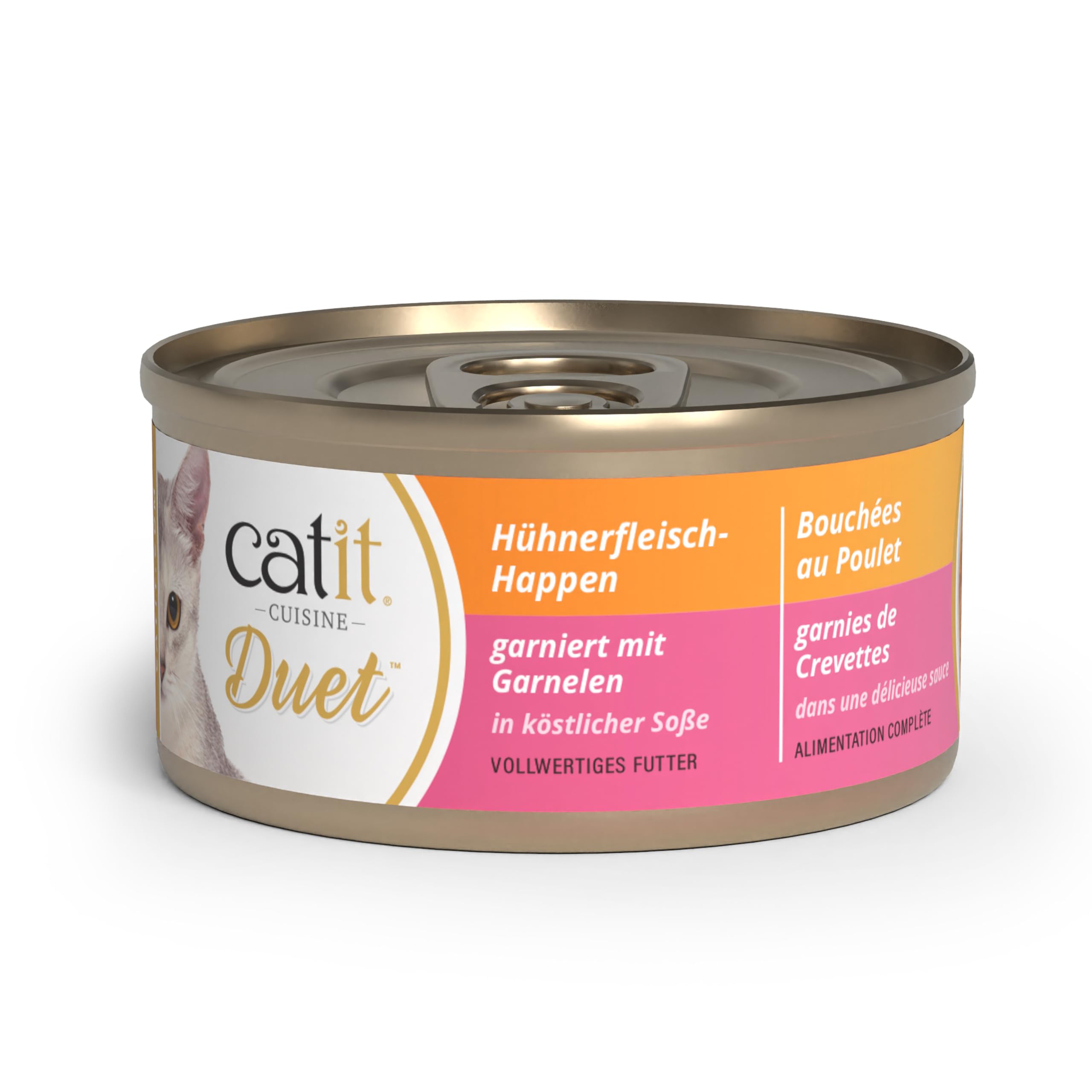 catit-cuisine-duet-huhn-mit-garnelen-in-so-e-75-g-getreidefreies-katzen-nassfutt image 1