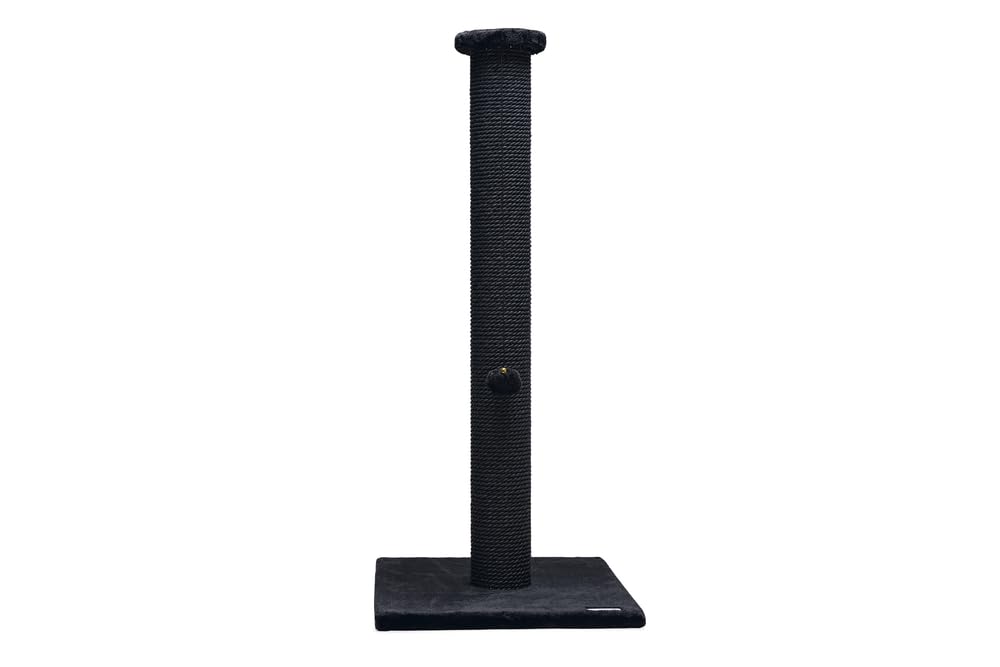 beeztees-serpa-xl-kratzbaum-40x40x90-cm-schwarz-pl-sch-kratzstamm-f-r-katzen image 1