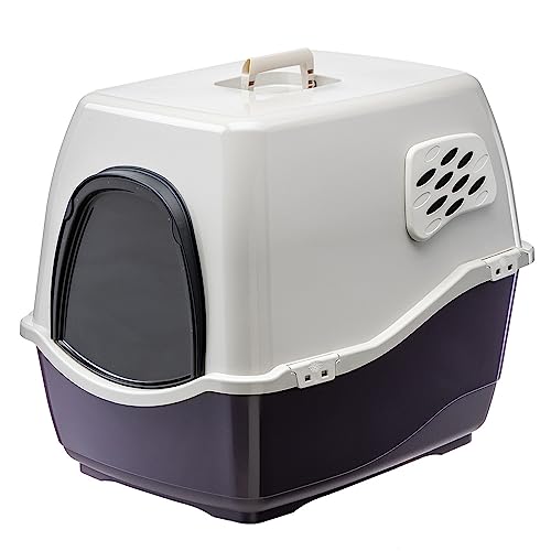 ferplast-maxi-bill-gro-e-katzentoilette-mit-haube-57-x-45-x-h-48-cm-abgedunkelt- image 7
