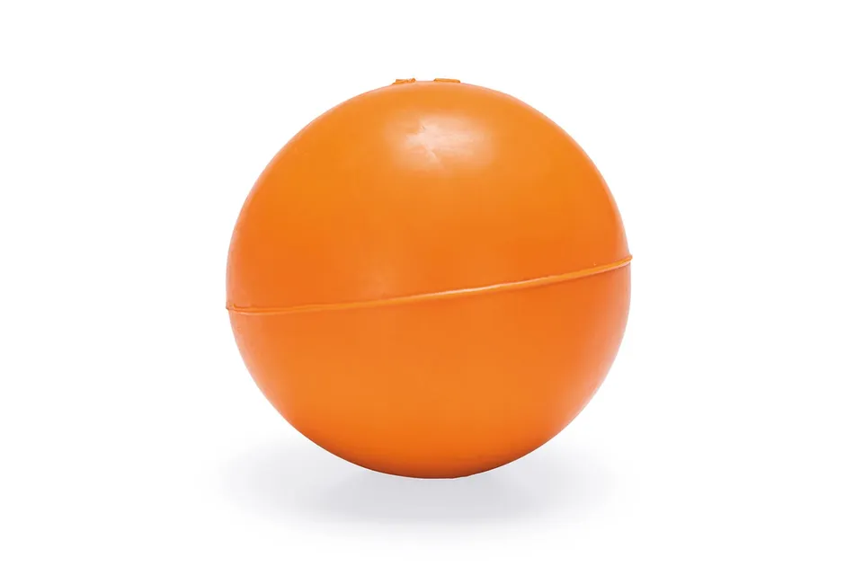 karlie-gummi-ball-orange-hundespielzeug-ball-durchm-6-cm image 1