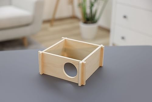 kerbl-pet-hamsterhaus-natural-20-x-20-x-10-cm-1-kammer-stecksystem image 5