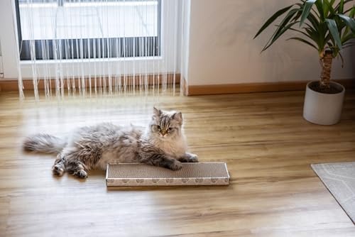 kerbl-pet-katzenkratzbrett-flat-kratzbrett-wellpappe-46-x-12-x-3-cm image 8