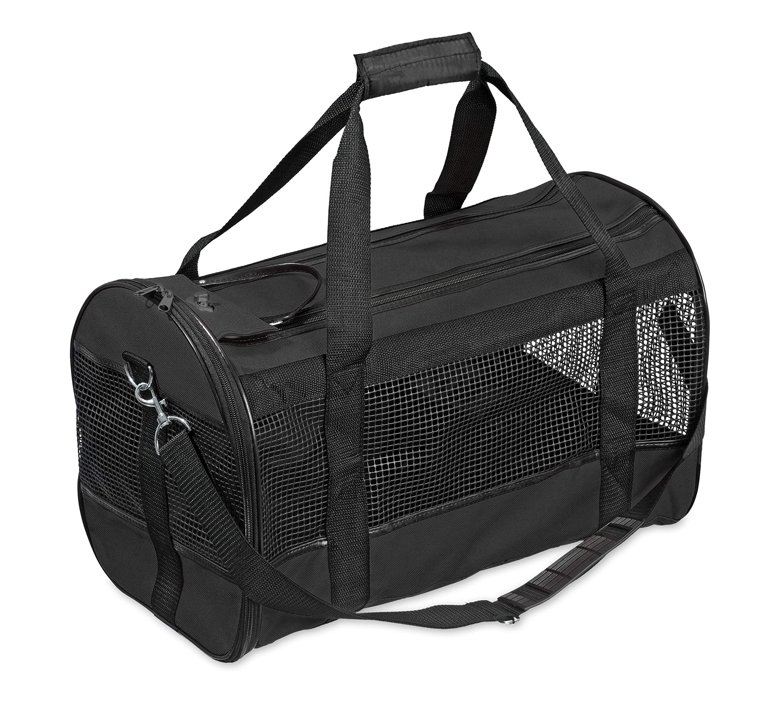 karlie-divina-tragetasche-f-r-kleine-hunde-und-katzen-50-x-28-x-h-30-cm-schwarz image 4