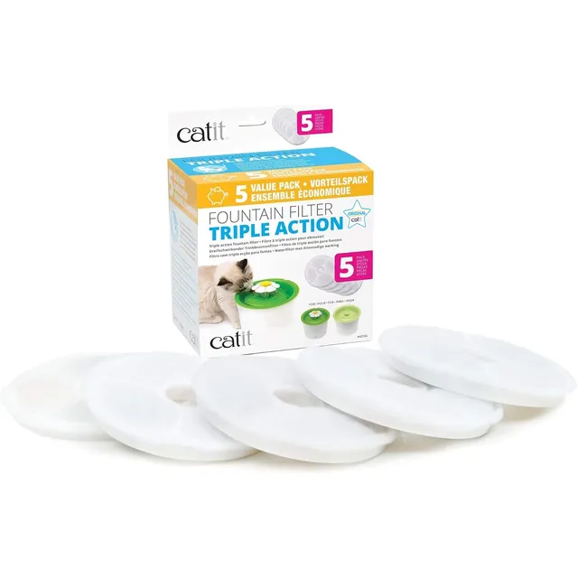 catit-triple-action-filter-rahmenlos-6er-pack-f-r-blumentrinkbrunnen image 1