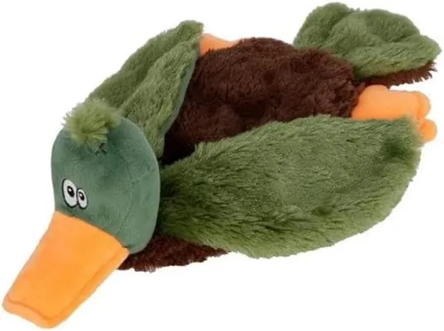 kerbl-pet-hundespielzeug-ente-dagobert-polyester-mit-knisterpapier image 1
