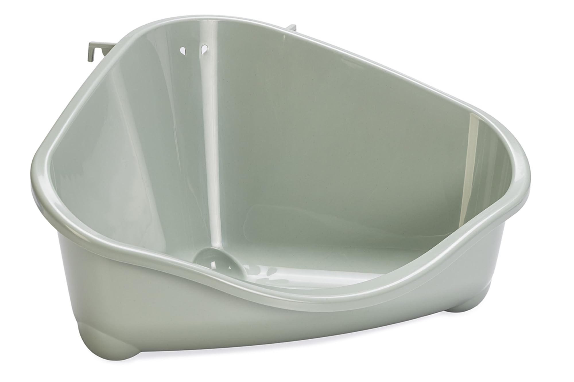 karlie-eco-nagertoilette-gr-n-35-x-18-5-x-20-5-cm-ecktoilette-aus-recycling-kuns image 1