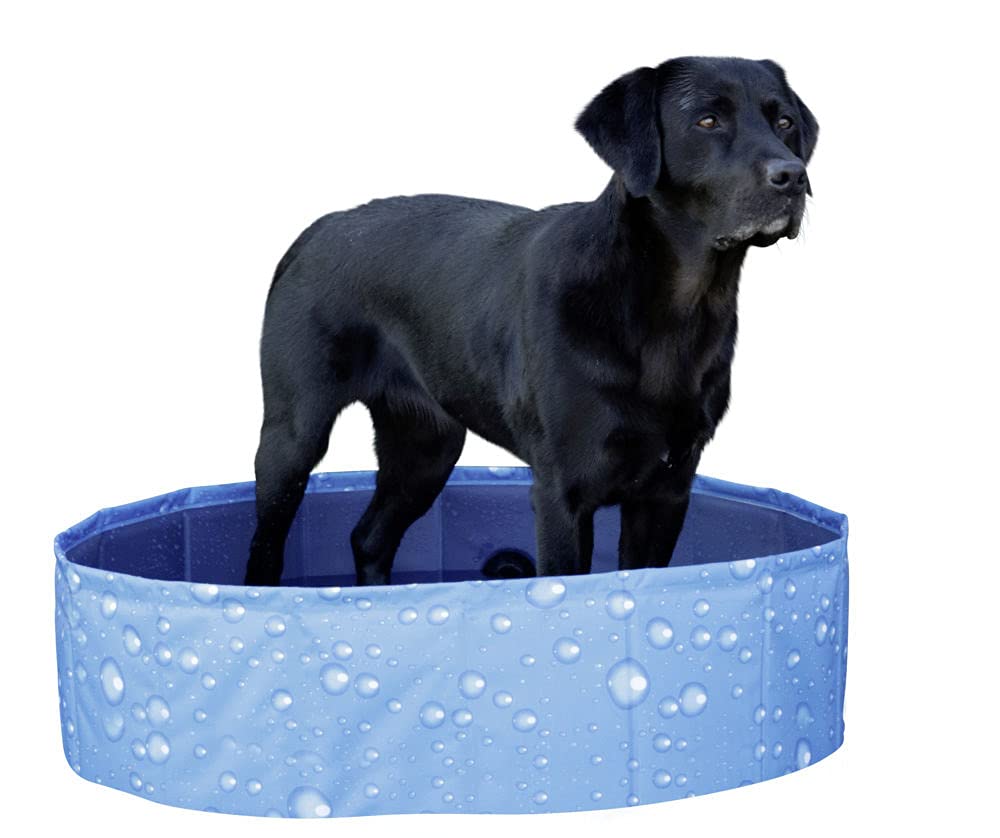 kerbl-pet-hundepool-bubble-blau-120-x-30-cm-kratzfestes-pvc image 3