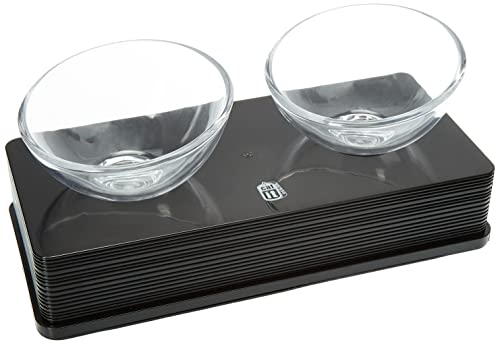 catit-style-glass-diner-erh-hter-glasnapf-schwarz-gl-nzend-2-x-200-ml image 4