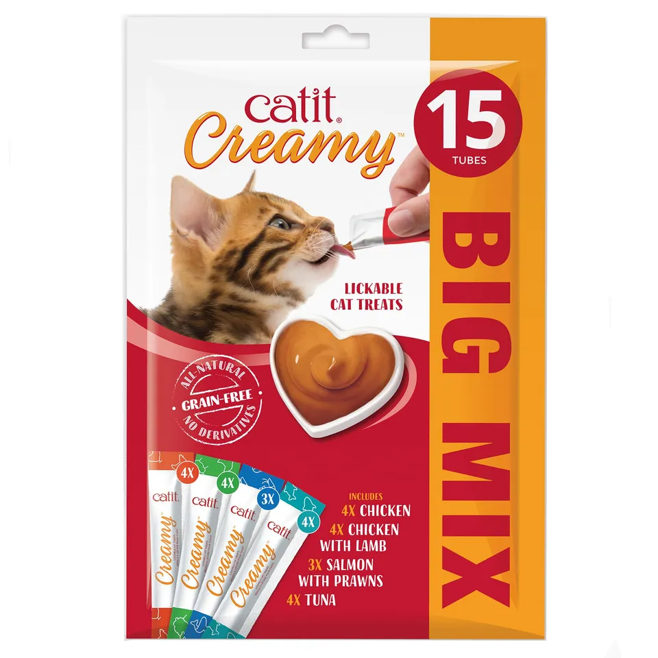 catit-creamy-multi-pack-schlecksnack-f-r-katzen-15-x-10-g image 1