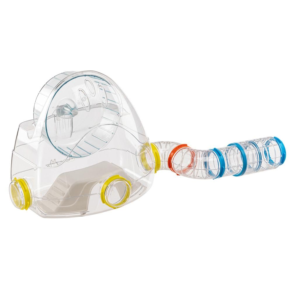 ferplast-kit-gym-hamster-r-hren-set-4-teilig-mit-fitnessstation-laufrad-und-tunn image 4