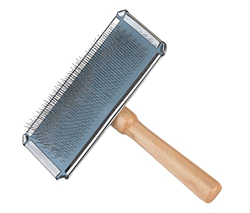 kerbl-pet-softzupfb-rste-gro-mit-holzgriff-entfilzungsb-rste-f-r-hund-und-katze image 2