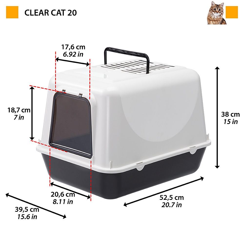 ferplast-clear-cat-20-katzentoilette-mit-deckel-39-5-x-52-5-x-38-cm image 2