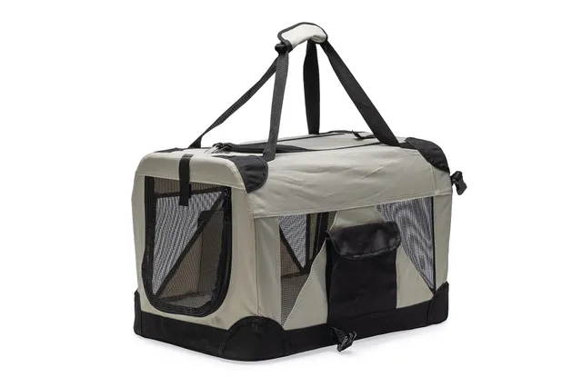 karlie-fun-transportbox-nylon-grau-47x35x35-cm image 1