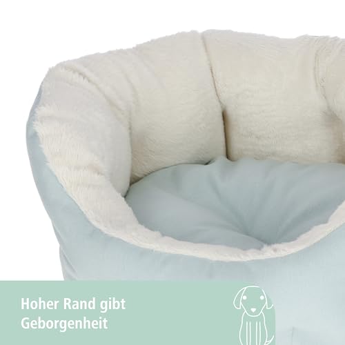 kerbl-pet-welpenbett-mit-wendekissen-t-rkis-45-x-40-x-20-cm-baumwolle-polyester image 7