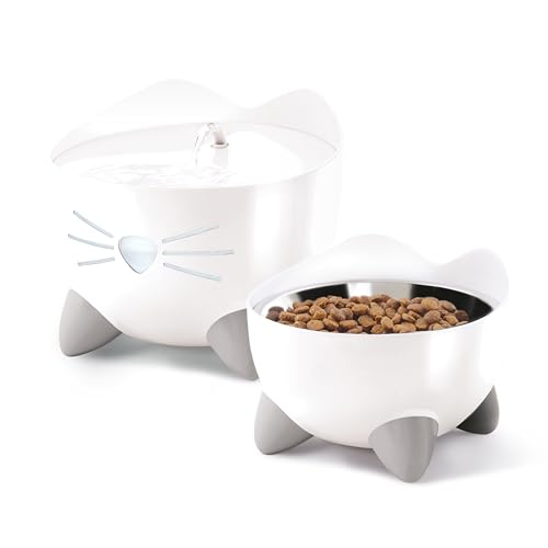 catit-pixi-combo-kit-trinkbrunnen-und-futternapf-set image 7